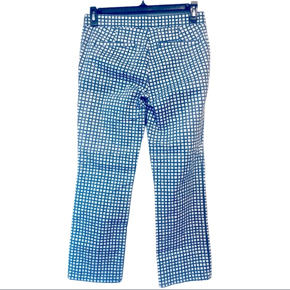 TORY BURCH CAPRIS | Blue Haven Plaid Capris | size 28 - Picture 2 of 11